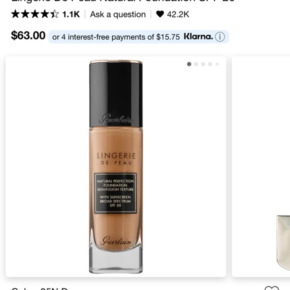 Guerlain Paris Natural Perfection Foundation 05N Foncé Deep - Picture 4 of 4